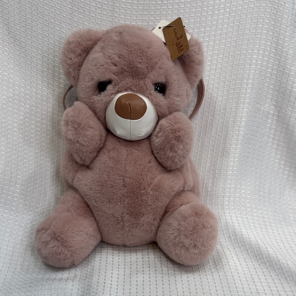 Plush Teddy Bear Kids Backpack or crossbody bag